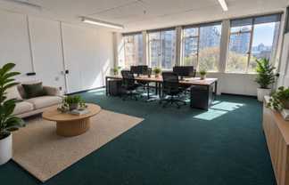 Cheerful small office